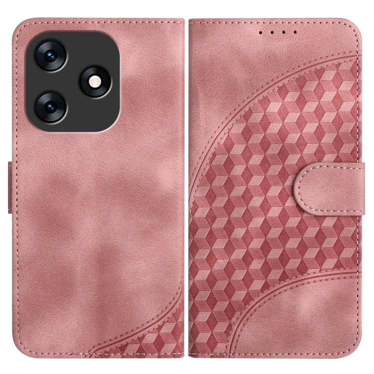 Elephant Head Embossed Phone Leather Case with Lanyard, For Tecno Spark 10 4G, For Tecno Spark Go 2023, For Tecno Spark 10 Pro, For Tecno Pova 4