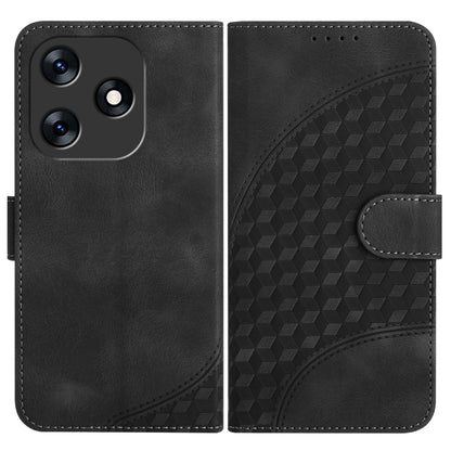 Elephant Head Embossed Phone Leather Case with Lanyard, For Tecno Spark 10 4G, For Tecno Spark Go 2023, For Tecno Spark 10 Pro, For Tecno Pova 4