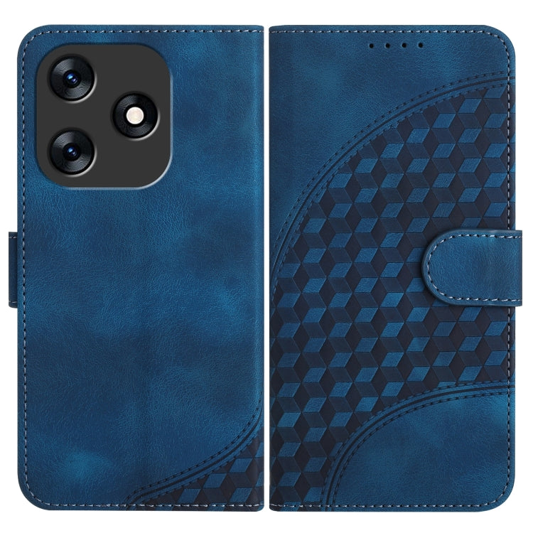 Elephant Head Embossed Phone Leather Case with Lanyard, For Tecno Spark 10 4G, For Tecno Spark Go 2023, For Tecno Spark 10 Pro, For Tecno Pova 4
