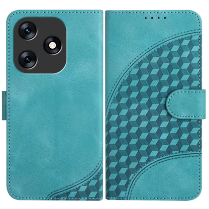 Elephant Head Embossed Phone Leather Case with Lanyard, For Tecno Spark 10 4G, For Tecno Spark Go 2023, For Tecno Spark 10 Pro, For Tecno Pova 4