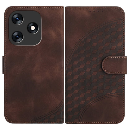 Elephant Head Embossed Phone Leather Case with Lanyard, For Tecno Spark 10 4G, For Tecno Spark Go 2023, For Tecno Spark 10 Pro, For Tecno Pova 4