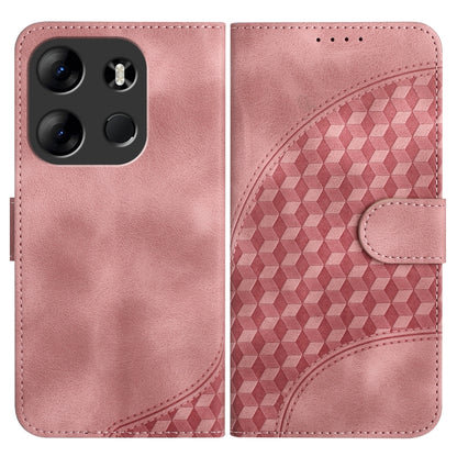 Elephant Head Embossed Phone Leather Case with Lanyard, For Tecno Spark 10 4G, For Tecno Spark Go 2023, For Tecno Spark 10 Pro, For Tecno Pova 4