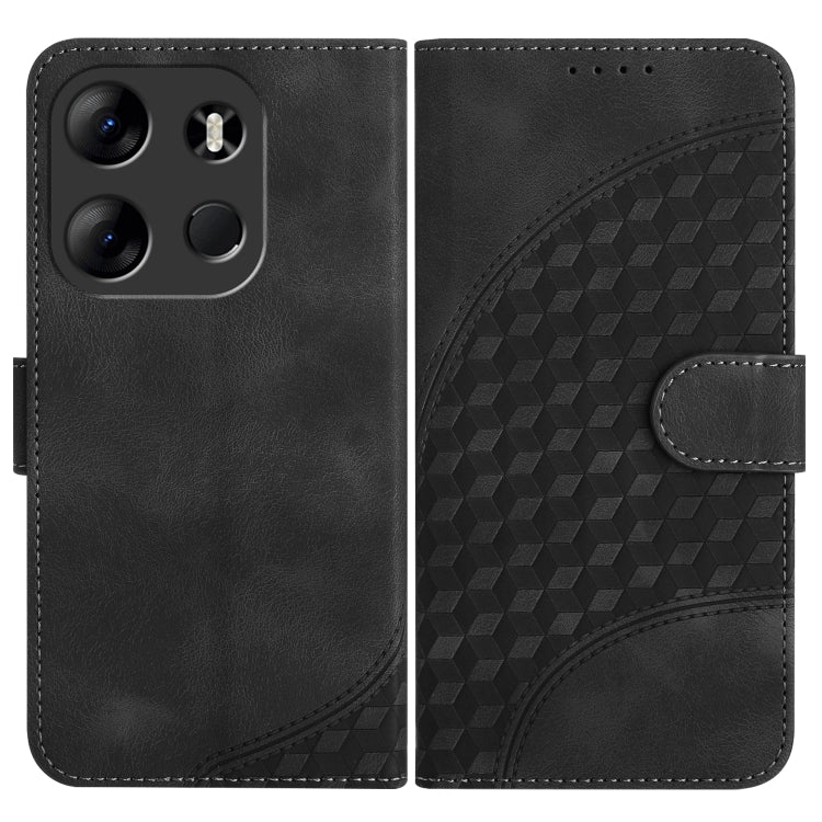 Elephant Head Embossed Phone Leather Case with Lanyard, For Tecno Spark 10 4G, For Tecno Spark Go 2023, For Tecno Spark 10 Pro, For Tecno Pova 4