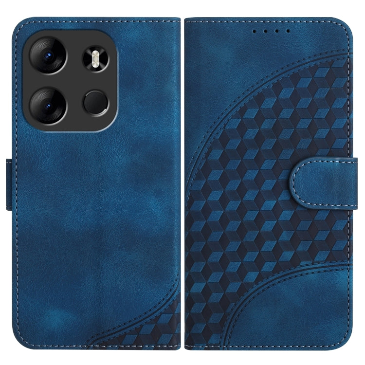 Elephant Head Embossed Phone Leather Case with Lanyard, For Tecno Spark 10 4G, For Tecno Spark Go 2023, For Tecno Spark 10 Pro, For Tecno Pova 4