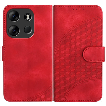 Elephant Head Embossed Phone Leather Case with Lanyard, For Tecno Spark 10 4G, For Tecno Spark Go 2023, For Tecno Spark 10 Pro, For Tecno Pova 4
