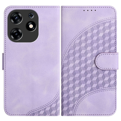 Elephant Head Embossed Phone Leather Case with Lanyard, For Tecno Spark 10 4G, For Tecno Spark Go 2023, For Tecno Spark 10 Pro, For Tecno Pova 4
