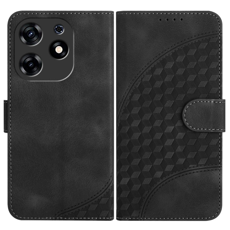 Elephant Head Embossed Phone Leather Case with Lanyard, For Tecno Spark 10 4G, For Tecno Spark Go 2023, For Tecno Spark 10 Pro, For Tecno Pova 4