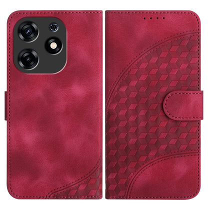 Elephant Head Embossed Phone Leather Case with Lanyard, For Tecno Spark 10 4G, For Tecno Spark Go 2023, For Tecno Spark 10 Pro, For Tecno Pova 4