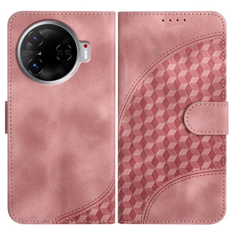 Elephant Head Embossed Phone Leather Case with Lanyard, For Tecno Pova 6 Neo 5G / Spark 30 5G, For Tecno Spark 30 Pro 4G, For Tecno Spark 30 4G, For Tecno Spark Go 5G 2025 / Hot 60i 5G, For Tecno Camon 30 Pro, For Tecno Pova 6 Pro, For Tecno Spark 20 P...