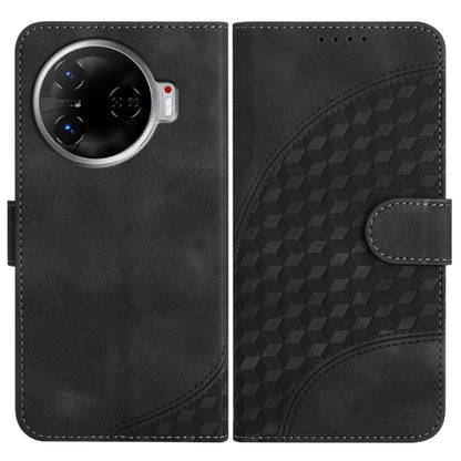 Elephant Head Embossed Phone Leather Case with Lanyard, For Tecno Pova 6 Neo 5G / Spark 30 5G, For Tecno Spark 30 Pro 4G, For Tecno Spark 30 4G, For Tecno Spark Go 5G 2025 / Hot 60i 5G, For Tecno Camon 30 Pro, For Tecno Pova 6 Pro, For Tecno Spark 20 P...