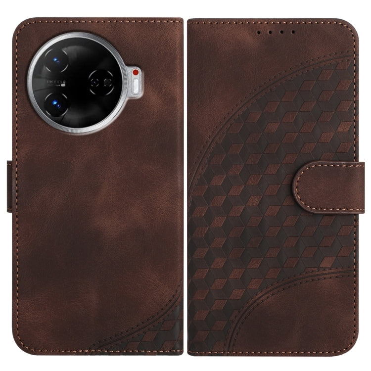 Elephant Head Embossed Phone Leather Case with Lanyard, For Tecno Pova 6 Neo 5G / Spark 30 5G, For Tecno Spark 30 Pro 4G, For Tecno Spark 30 4G, For Tecno Spark Go 5G 2025 / Hot 60i 5G, For Tecno Camon 30 Pro, For Tecno Pova 6 Pro, For Tecno Spark 20 P...