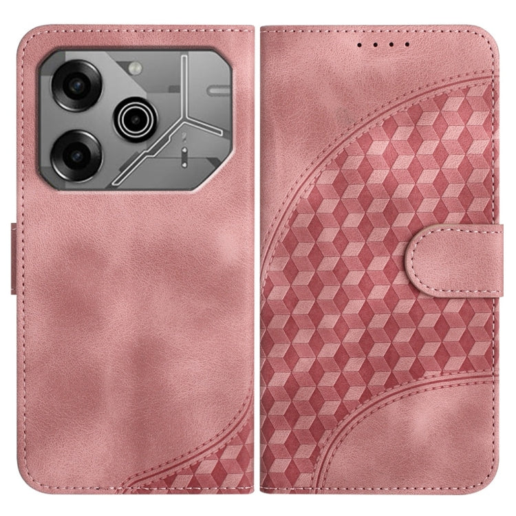 Elephant Head Embossed Phone Leather Case with Lanyard, For Tecno Pova 6 Neo 5G / Spark 30 5G, For Tecno Spark 30 Pro 4G, For Tecno Spark 30 4G, For Tecno Spark Go 5G 2025 / Hot 60i 5G, For Tecno Camon 30 Pro, For Tecno Pova 6 Pro, For Tecno Spark 20 P...