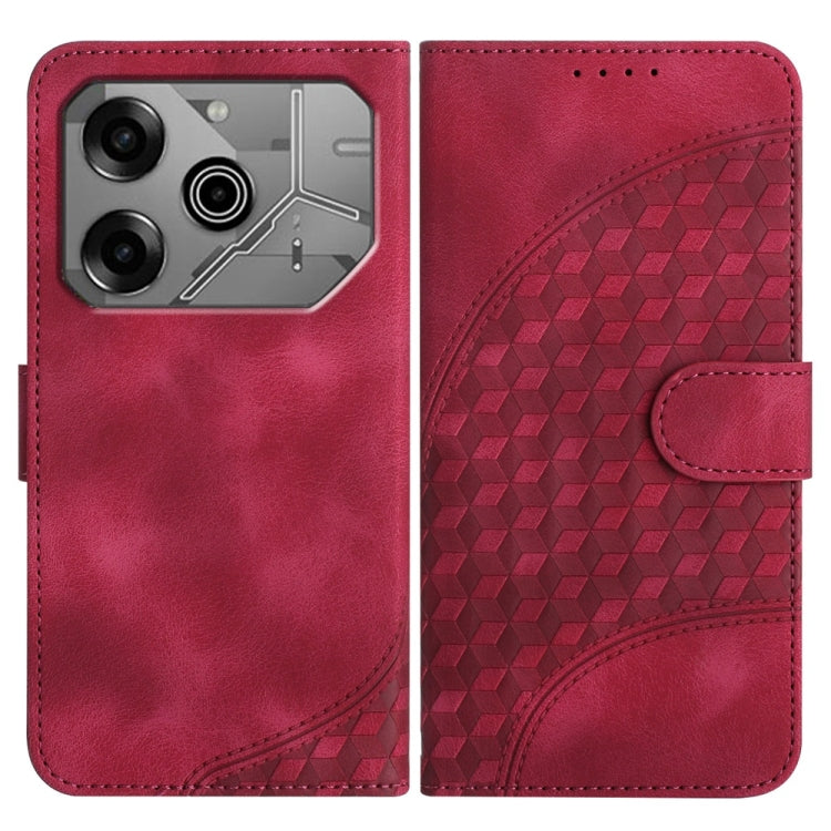 Elephant Head Embossed Phone Leather Case with Lanyard, For Tecno Pova 6 Neo 5G / Spark 30 5G, For Tecno Spark 30 Pro 4G, For Tecno Spark 30 4G, For Tecno Spark Go 5G 2025 / Hot 60i 5G, For Tecno Camon 30 Pro, For Tecno Pova 6 Pro, For Tecno Spark 20 P...