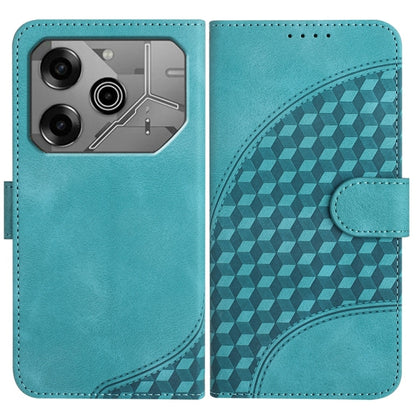 Elephant Head Embossed Phone Leather Case with Lanyard, For Tecno Pova 6 Neo 5G / Spark 30 5G, For Tecno Spark 30 Pro 4G, For Tecno Spark 30 4G, For Tecno Spark Go 5G 2025 / Hot 60i 5G, For Tecno Camon 30 Pro, For Tecno Pova 6 Pro, For Tecno Spark 20 P...
