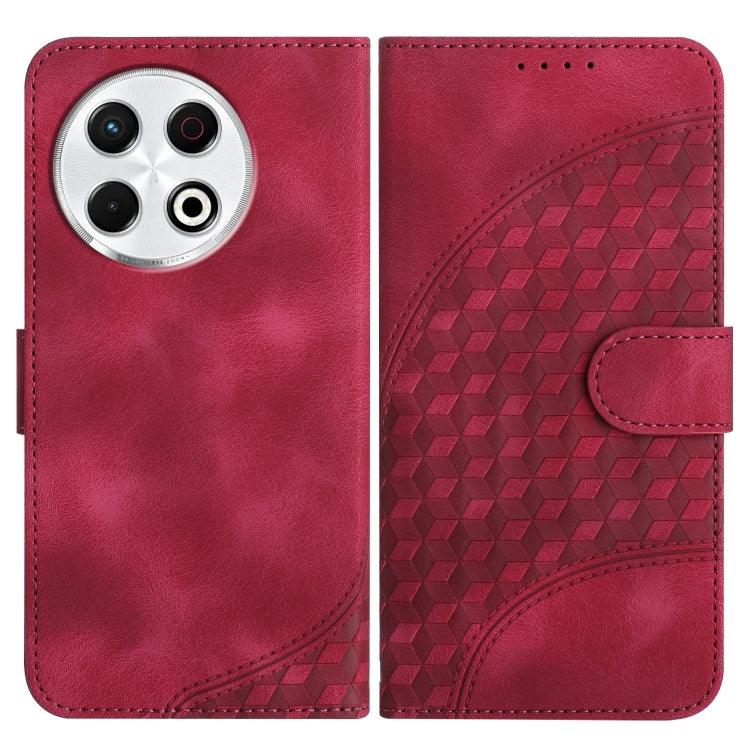 Elephant Head Embossed Phone Leather Case with Lanyard, For Tecno Pova 6 Neo 5G / Spark 30 5G, For Tecno Spark 30 Pro 4G, For Tecno Spark 30 4G, For Tecno Spark Go 5G 2025 / Hot 60i 5G, For Tecno Camon 30 Pro, For Tecno Pova 6 Pro, For Tecno Spark 20 P...
