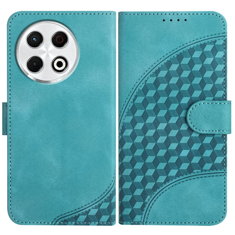 Elephant Head Embossed Phone Leather Case with Lanyard, For Tecno Pova 6 Neo 5G / Spark 30 5G, For Tecno Spark 30 Pro 4G, For Tecno Spark 30 4G, For Tecno Spark Go 5G 2025 / Hot 60i 5G, For Tecno Camon 30 Pro, For Tecno Pova 6 Pro, For Tecno Spark 20 P...