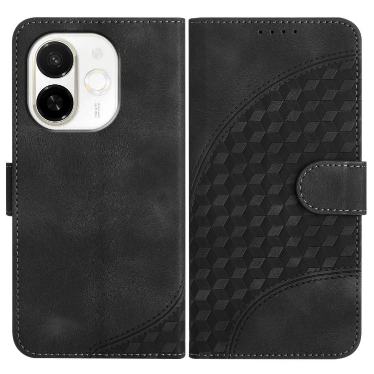 Elephant Head Embossed Phone Leather Case with Lanyard, For Tecno Pova Curve 2 5G, For Tecno Spark Go 3 / Pop 20 4G, For Tecno Spark 50 4G, For Tecno Camon 50 Pro 4G, For Tecno Camon 50 4G, For Tecno Spark Slim, For Tecno Spark 40 4G, For Tecno Pova Cu...