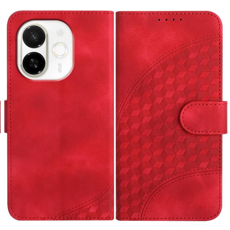 Elephant Head Embossed Phone Leather Case with Lanyard, For Tecno Pova Curve 2 5G, For Tecno Spark Go 3 / Pop 20 4G, For Tecno Spark 50 4G, For Tecno Camon 50 Pro 4G, For Tecno Camon 50 4G, For Tecno Spark Slim, For Tecno Spark 40 4G, For Tecno Pova Cu...