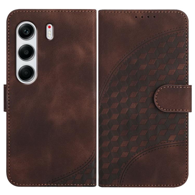Elephant Head Embossed Phone Leather Case with Lanyard, For Tecno Pova Curve 2 5G, For Tecno Spark Go 3 / Pop 20 4G, For Tecno Spark 50 4G, For Tecno Camon 50 Pro 4G, For Tecno Camon 50 4G, For Tecno Spark Slim, For Tecno Spark 40 4G, For Tecno Pova Cu...