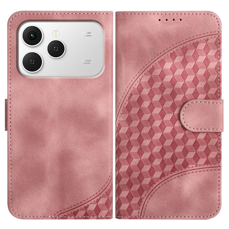 Elephant Head Embossed Phone Leather Case with Lanyard, For Tecno Pova Curve 2 5G, For Tecno Spark Go 3 / Pop 20 4G, For Tecno Spark 50 4G, For Tecno Camon 50 Pro 4G, For Tecno Camon 50 4G, For Tecno Spark Slim, For Tecno Spark 40 4G, For Tecno Pova Cu...