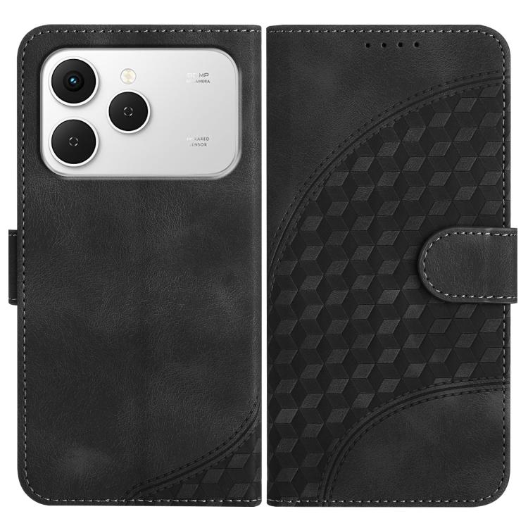 Elephant Head Embossed Phone Leather Case with Lanyard, For Tecno Pova Curve 2 5G, For Tecno Spark Go 3 / Pop 20 4G, For Tecno Spark 50 4G, For Tecno Camon 50 Pro 4G, For Tecno Camon 50 4G, For Tecno Spark Slim, For Tecno Spark 40 4G, For Tecno Pova Cu...