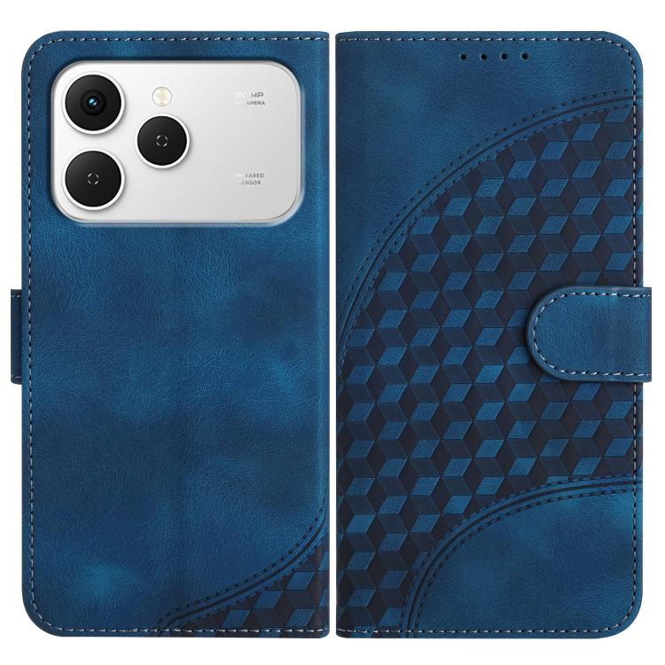 Elephant Head Embossed Phone Leather Case with Lanyard, For Tecno Pova Curve 2 5G, For Tecno Spark Go 3 / Pop 20 4G, For Tecno Spark 50 4G, For Tecno Camon 50 Pro 4G, For Tecno Camon 50 4G, For Tecno Spark Slim, For Tecno Spark 40 4G, For Tecno Pova Cu...