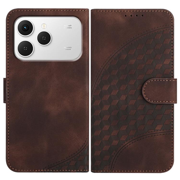 Elephant Head Embossed Phone Leather Case with Lanyard, For Tecno Pova Curve 2 5G, For Tecno Spark Go 3 / Pop 20 4G, For Tecno Spark 50 4G, For Tecno Camon 50 Pro 4G, For Tecno Camon 50 4G, For Tecno Spark Slim, For Tecno Spark 40 4G, For Tecno Pova Cu...