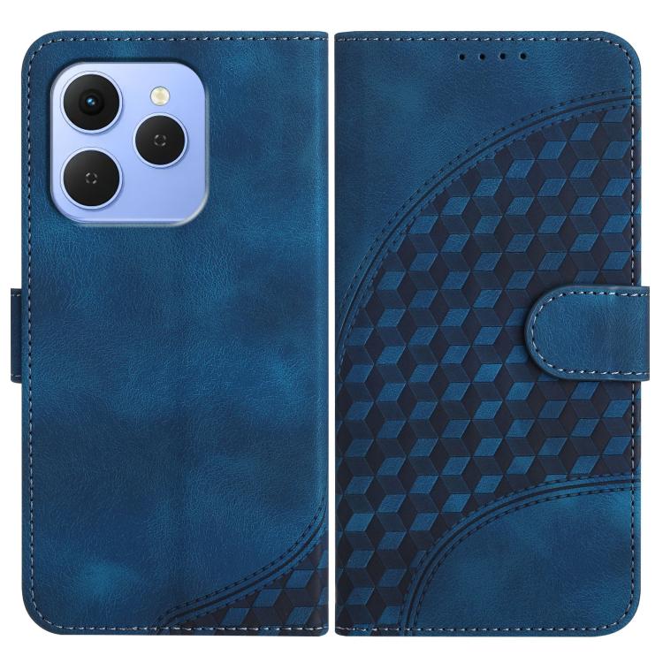 Elephant Head Embossed Phone Leather Case with Lanyard, For Tecno Pova Curve 2 5G, For Tecno Spark Go 3 / Pop 20 4G, For Tecno Spark 50 4G, For Tecno Camon 50 Pro 4G, For Tecno Camon 50 4G, For Tecno Spark Slim, For Tecno Spark 40 4G, For Tecno Pova Cu...