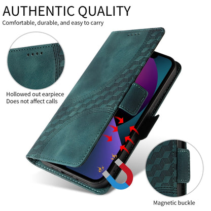 Embossed Rhombus Starry Leather Phone Case, For iPhone 13, For iPhone 12 Pro Max, For iPhone 12 / 12 Pro, For iPhone 11 Pro Max, For iPhone 11, For iPhone XR, For iPhone XS Max, For iPhone 7 Plus / 8 Plus