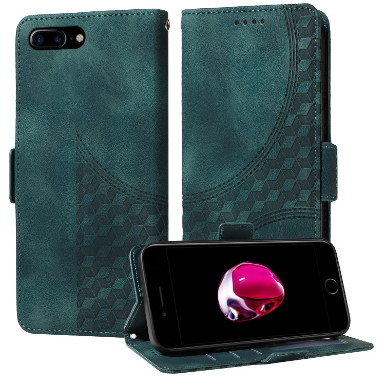 Embossed Rhombus Starry Leather Phone Case, For iPhone 13, For iPhone 12 Pro Max, For iPhone 12 / 12 Pro, For iPhone 11 Pro Max, For iPhone 11, For iPhone XR, For iPhone XS Max, For iPhone 7 Plus / 8 Plus