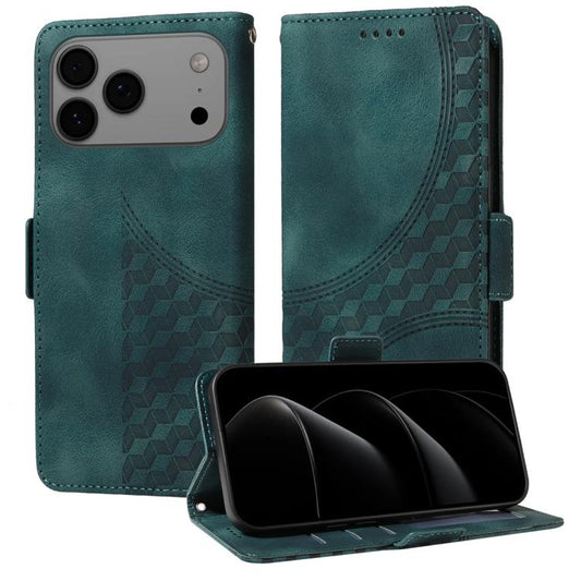 Embossed Rhombus Starry Leather Phone Case, For iPhone 17 Pro Max, For iPhone 17 Pro, For iPhone 17, For iPhone Air, For iPhone SE 2024, For iPhone 16 Pro Max, For iPhone 16 Pro, For iPhone 16 Plus, For iPhone 16, For iPhone 15 Pro Max, For iPhone 15 P...