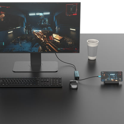 Onten UC123 5 in 1 USB-C / Type-C to HDMI + USB3.0 HUB Docking Station with 5V Input, UC123