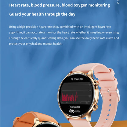 Montre connectée sport QS40 1,39 pouces BT5.2, prend en charge les appels Bluetooth / le suivi du sommeil / de l'oxygène sanguin / de la température / de la fréquence cardiaque / de la tension artérielle