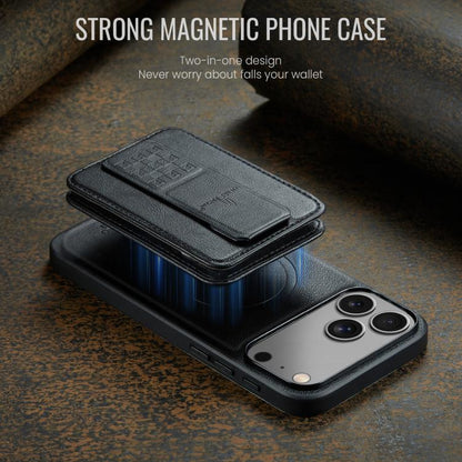 Fierre Shann Oil Wax Cow Leather Card Holder Back Phone Case