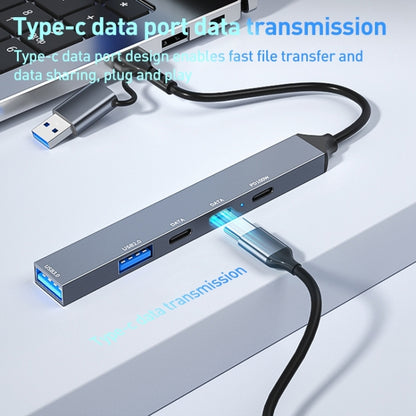 ADS-809D 5 in 1 USB + Type-C to PD100W + USB3.0/2.0 + Type-C HUB Docking Station, ADS-809D