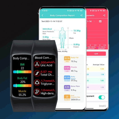 SPOVAN H8 1.47 inch TFT HD Screen Smart Bracelet Supports Bluetooth Calling/Blood Oxygen Monitoring