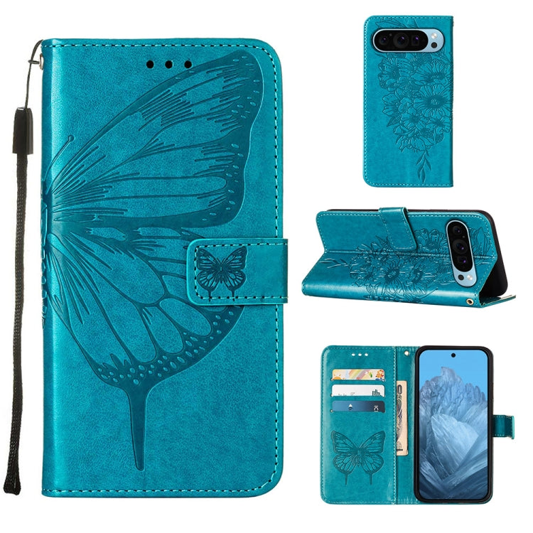 Embossed Butterfly Leather Phone Case, For Google Pixel 11 Pro XL, For Google Pixel 11 Pro / 11, For Google Pixel 10 Pro XL, For Google Pixel 10 / 10 Pro+, For Google Pixel 9a, For Google Pixel 9 Pro XL, For Google Pixel 9 Pro, For Google Pixel 9      ...