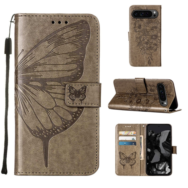 Embossed Butterfly Leather Phone Case, For Google Pixel 11 Pro XL, For Google Pixel 11 Pro / 11, For Google Pixel 10 Pro XL, For Google Pixel 10 / 10 Pro+, For Google Pixel 9a, For Google Pixel 9 Pro XL, For Google Pixel 9 Pro, For Google Pixel 9      ...