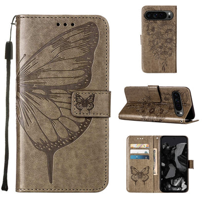 Embossed Butterfly Leather Phone Case, For Google Pixel 11 Pro XL, For Google Pixel 11 Pro / 11, For Google Pixel 10 Pro XL, For Google Pixel 10 / 10 Pro+, For Google Pixel 9a, For Google Pixel 9 Pro XL, For Google Pixel 9 Pro, For Google Pixel 9      ...