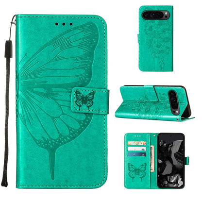 Embossed Butterfly Leather Phone Case, For Google Pixel 11 Pro XL, For Google Pixel 11 Pro / 11, For Google Pixel 10 Pro XL, For Google Pixel 10 / 10 Pro+, For Google Pixel 9a, For Google Pixel 9 Pro XL, For Google Pixel 9 Pro, For Google Pixel 9      ...