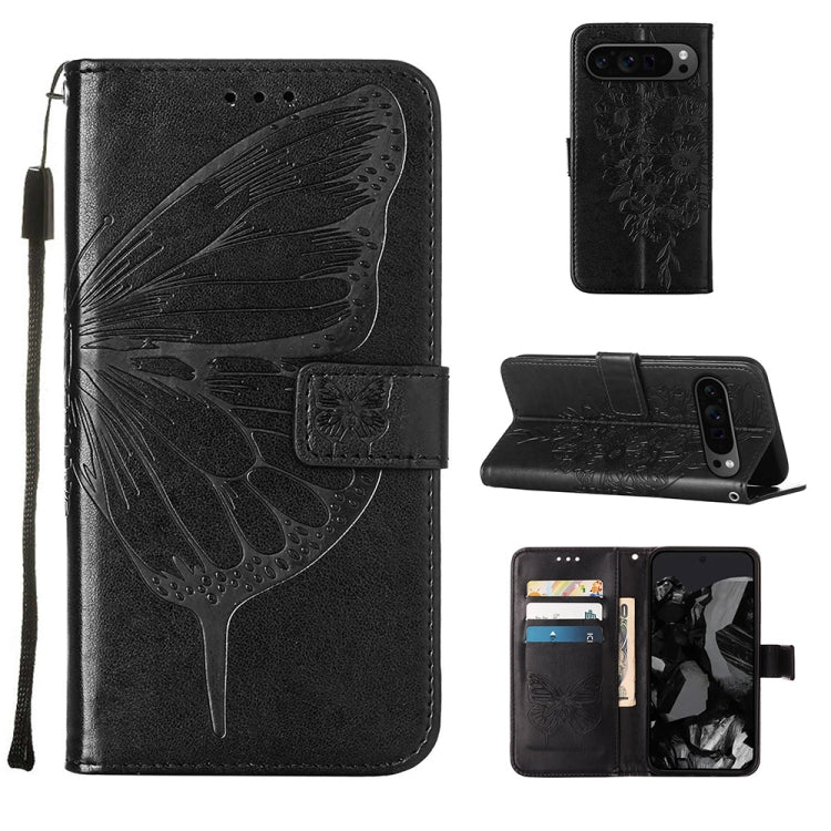 Embossed Butterfly Leather Phone Case, For Google Pixel 11 Pro XL, For Google Pixel 11 Pro / 11, For Google Pixel 10 Pro XL, For Google Pixel 10 / 10 Pro+, For Google Pixel 9a, For Google Pixel 9 Pro XL, For Google Pixel 9 Pro, For Google Pixel 9      ...