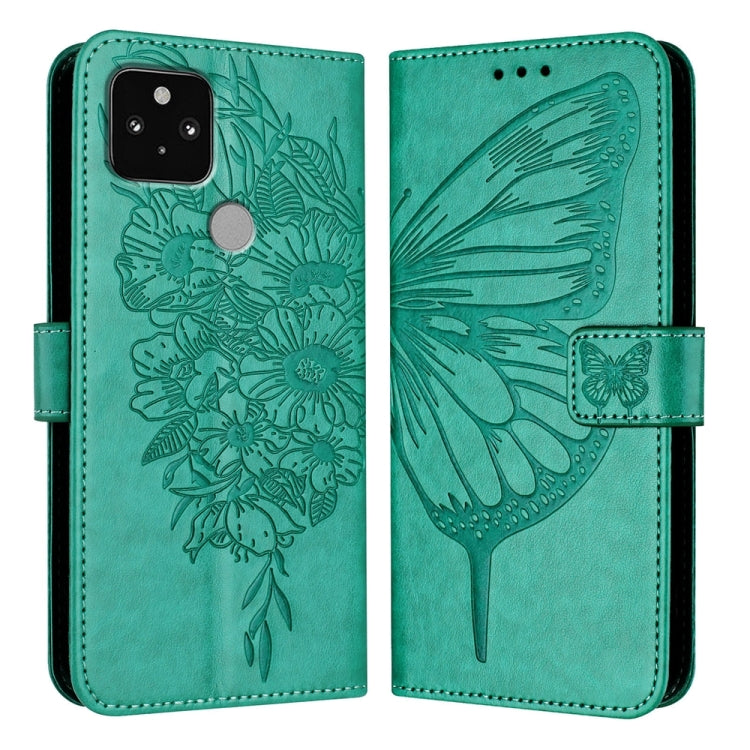Embossed Butterfly Leather Phone Case, For Google Pixel 7 Pro, For Google Pixel 7, For Google Pixel 6a, For Google Pixel 6 Pro, For Google Pixel 6, For Google Pixel 5a 5G, For Google Pixel 5 XL / Pixel 4a 5G, For Google Pixel 5