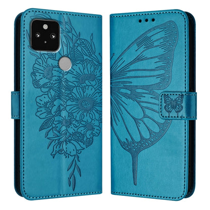 Embossed Butterfly Leather Phone Case, For Google Pixel 7 Pro, For Google Pixel 7, For Google Pixel 6a, For Google Pixel 6 Pro, For Google Pixel 6, For Google Pixel 5a 5G, For Google Pixel 5 XL / Pixel 4a 5G, For Google Pixel 5