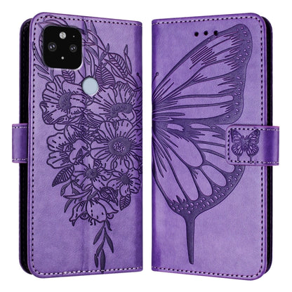 Embossed Butterfly Leather Phone Case, For Google Pixel 7 Pro, For Google Pixel 7, For Google Pixel 6a, For Google Pixel 6 Pro, For Google Pixel 6, For Google Pixel 5a 5G, For Google Pixel 5 XL / Pixel 4a 5G, For Google Pixel 5