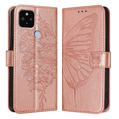 Embossed Butterfly Leather Phone Case, For Google Pixel 7 Pro, For Google Pixel 7, For Google Pixel 6a, For Google Pixel 6 Pro, For Google Pixel 6, For Google Pixel 5a 5G, For Google Pixel 5 XL / Pixel 4a 5G, For Google Pixel 5