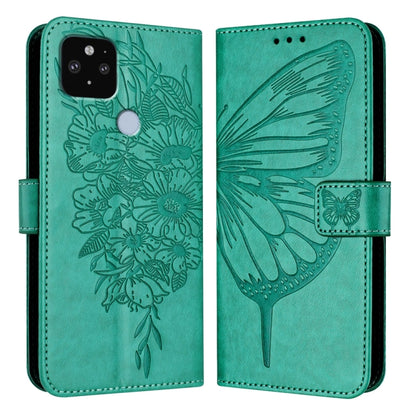 Embossed Butterfly Leather Phone Case, For Google Pixel 7 Pro, For Google Pixel 7, For Google Pixel 6a, For Google Pixel 6 Pro, For Google Pixel 6, For Google Pixel 5a 5G, For Google Pixel 5 XL / Pixel 4a 5G, For Google Pixel 5