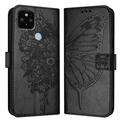 Embossed Butterfly Leather Phone Case, For Google Pixel 7 Pro, For Google Pixel 7, For Google Pixel 6a, For Google Pixel 6 Pro, For Google Pixel 6, For Google Pixel 5a 5G, For Google Pixel 5 XL / Pixel 4a 5G, For Google Pixel 5