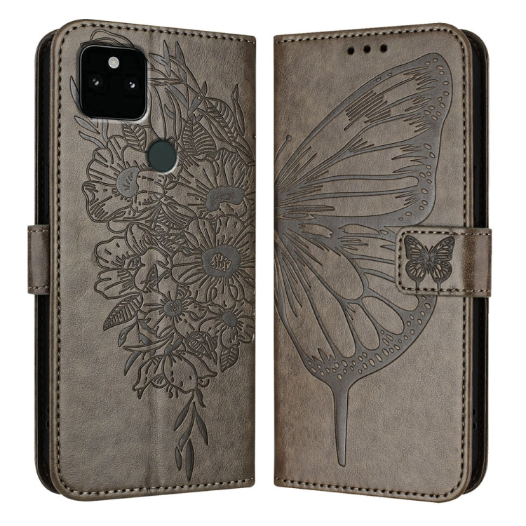 Embossed Butterfly Leather Phone Case, For Google Pixel 7 Pro, For Google Pixel 7, For Google Pixel 6a, For Google Pixel 6 Pro, For Google Pixel 6, For Google Pixel 5a 5G, For Google Pixel 5 XL / Pixel 4a 5G, For Google Pixel 5