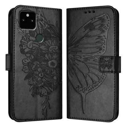 Embossed Butterfly Leather Phone Case, For Google Pixel 7 Pro, For Google Pixel 7, For Google Pixel 6a, For Google Pixel 6 Pro, For Google Pixel 6, For Google Pixel 5a 5G, For Google Pixel 5 XL / Pixel 4a 5G, For Google Pixel 5