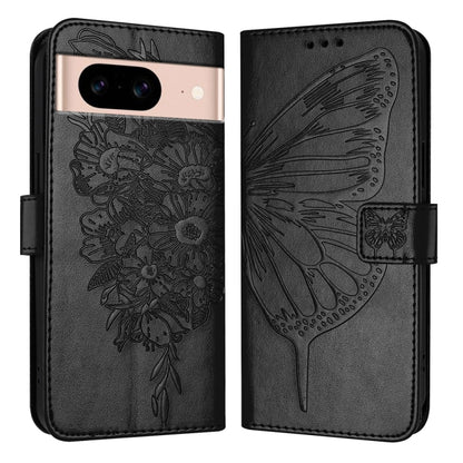 Embossed Butterfly Leather Phone Case, For Google Pixel 11 Pro XL, For Google Pixel 11 Pro / 11, For Google Pixel 10 Pro XL, For Google Pixel 10 / 10 Pro+, For Google Pixel 9a, For Google Pixel 9 Pro XL, For Google Pixel 9 Pro, For Google Pixel 9      ...
